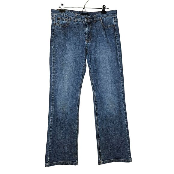 The Limited Stretch Womens Blue Jeans Size‎ 12 Regular Cotton Spandex Blend - Picture 1 of 8